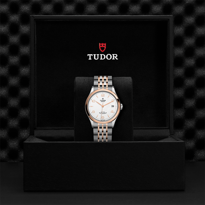 1926 Rose Gold Two-Tone 36mm - White on Bracelet