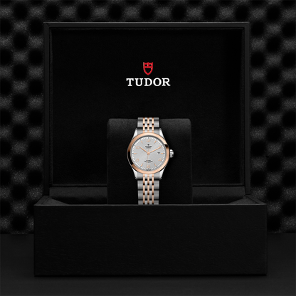 1926 Rose Gold Two-Tone 28mm - Silver on Bracelet