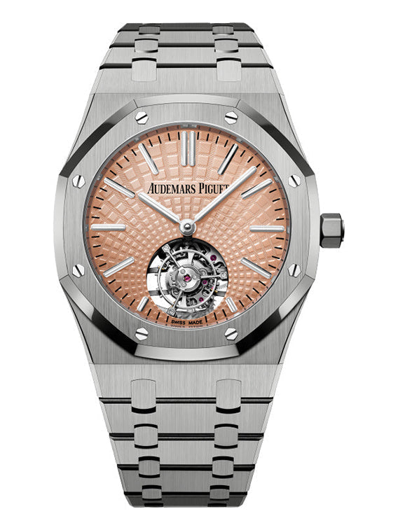 Audemars Piguet Royal Oak Tourbillon Selfwinding Flying Tourbillon 26531TI Salmon Dial Limited Edition 30 Pieces