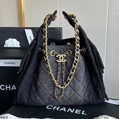 CC 25C Hobo Bag 30cm Denim