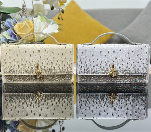 CD My Mini Bag Metallic 21cm Leather Crystal 160823