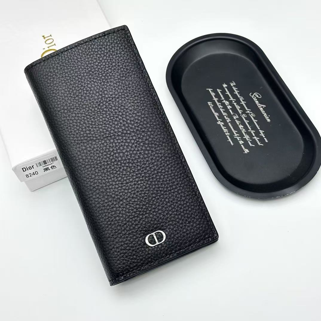 CD Icon Long Bifold Wallet