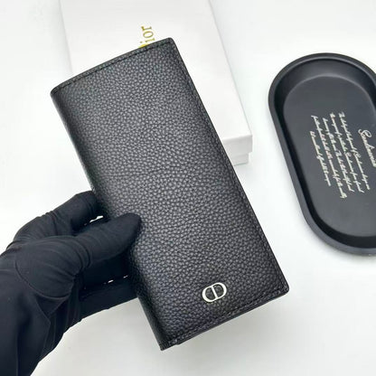 CD Icon Long Bifold Wallet