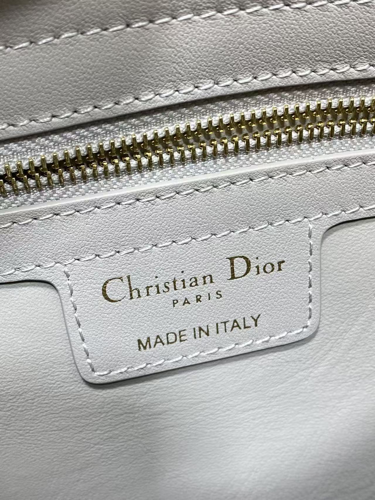 CD 26s Small Cigale Bag Grey Lambskin