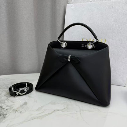 CD 26s Small Cigale Bag Black Lambskin