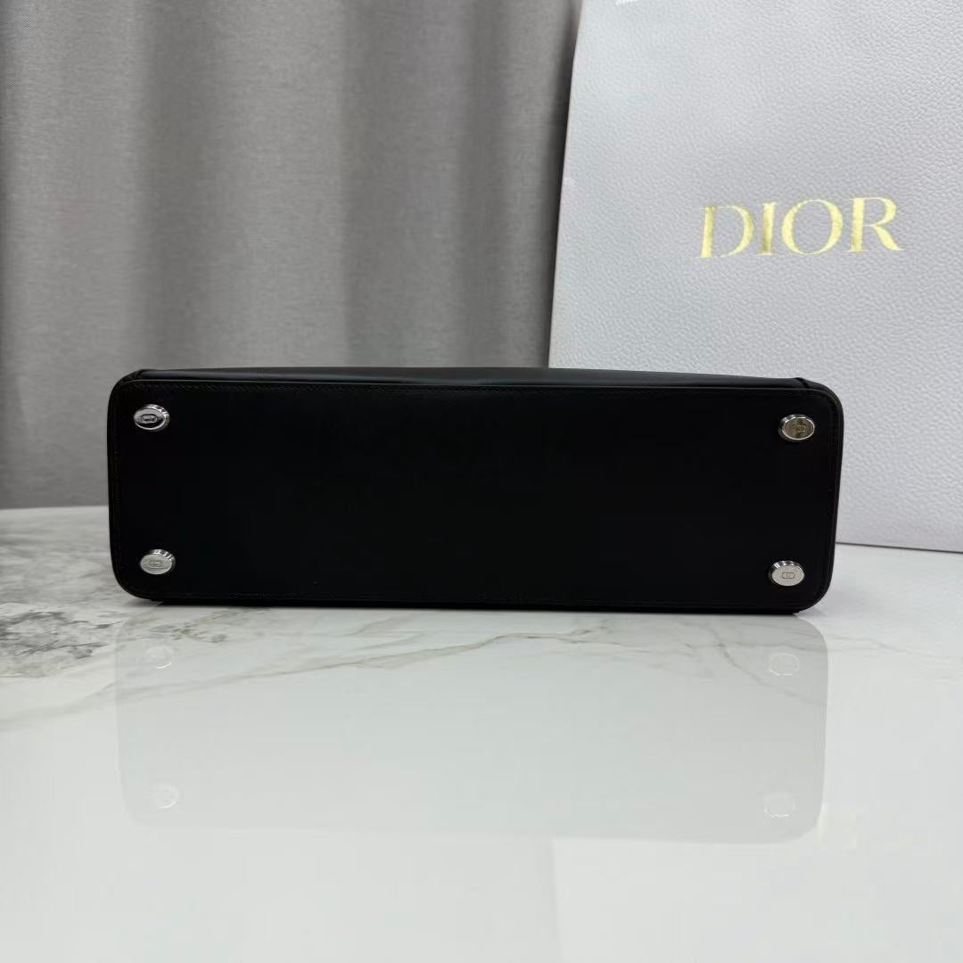 CD 26s Small Cigale Bag Black Lambskin