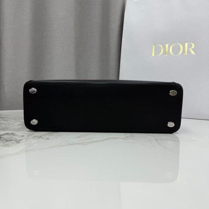 CD 26s Small Cigale Bag Black Lambskin
