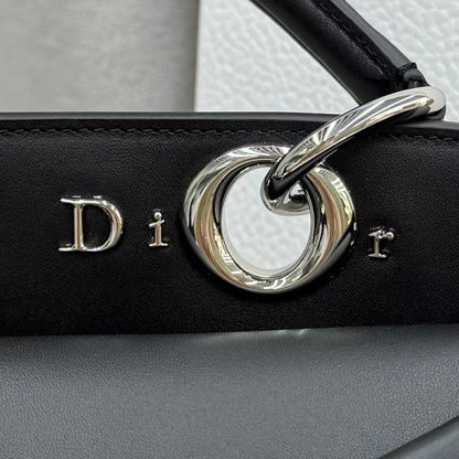 CD 26s Small Cigale Bag Black Lambskin