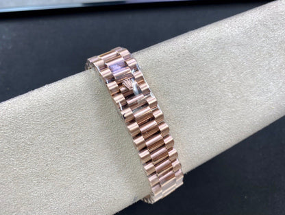 Day-Date 40 Everose Gold Chocolate Baguette Diamond Dial