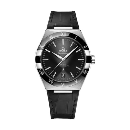 Constellation 41mm - Black on Leather Strap