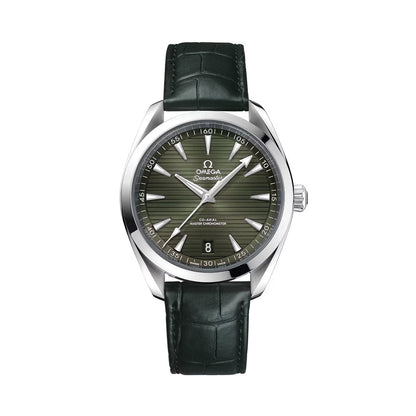 Seamaster Aqua Terra 150M 41mm - Green on Leather Strap