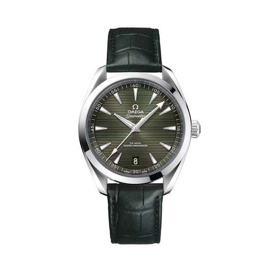 Seamaster Aqua Terra 150M 41mm - Green on Leather Strap