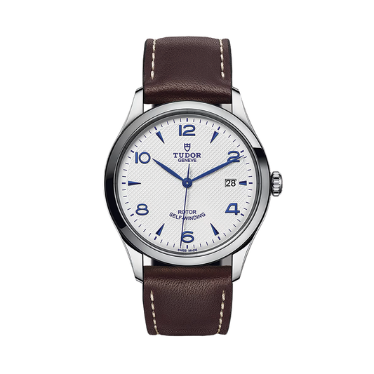 1926 39mm - Opaline on Leather Strap