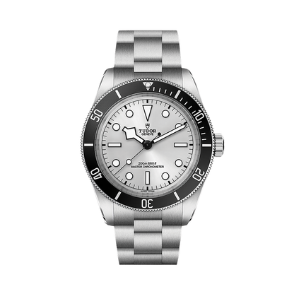 Black Bay 68 43mm - Silver, Black Bezel on Bracelet