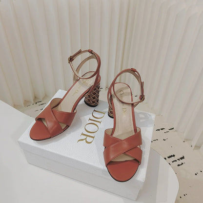Dior 2026 Granville Heeled Sandal Lambskin 927498