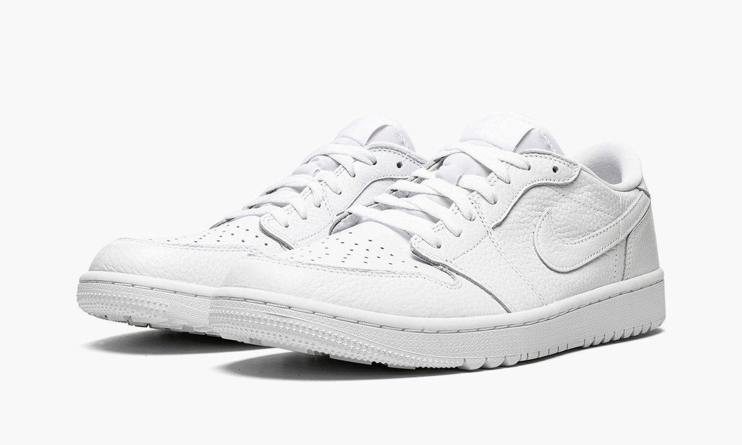 Air Jordan 1 Low Golf “Triple White” Sneakers - Court Classic