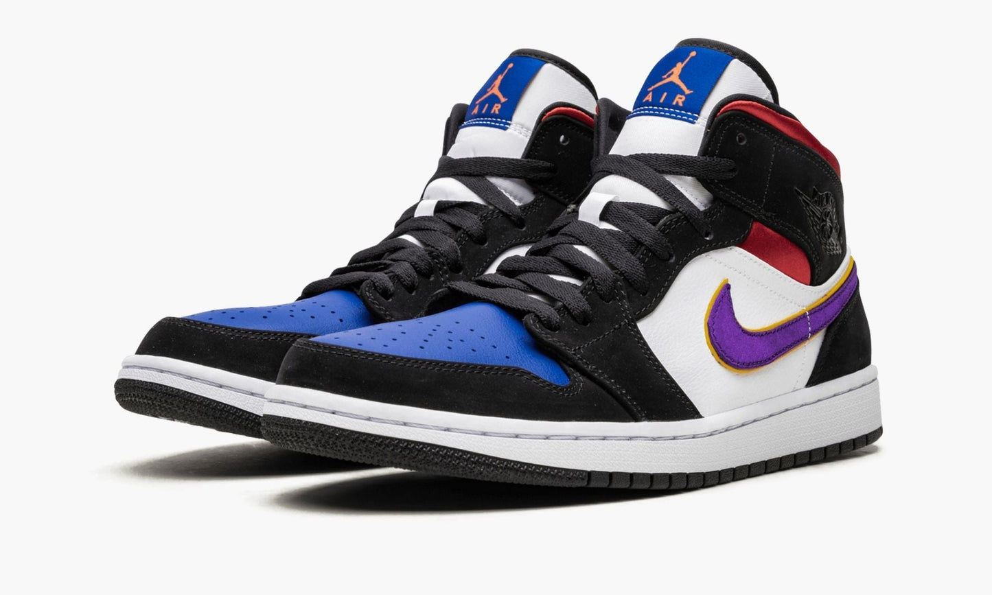 Air Jordan 1 Mid Lakers Top 3 Sneakers - Collaboration Release