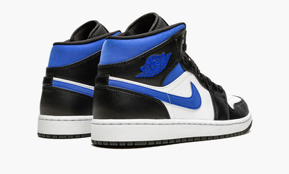 Air Jordan 1 Mid Racer Blue / Black / White Sneakers - Style Staple