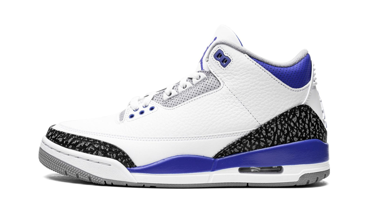 Air Jordan 3 Retro “Racer Blue” Sneakers - All-Day Comfort