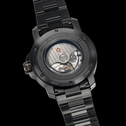 GX-Diver's 44mm Black Full Lume