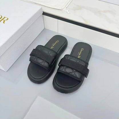 Dior 2026 Oblique Dway Slipper Canvas Leather 927516