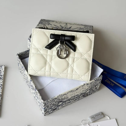 CD 2026 Freesia Wallet  Lambskin