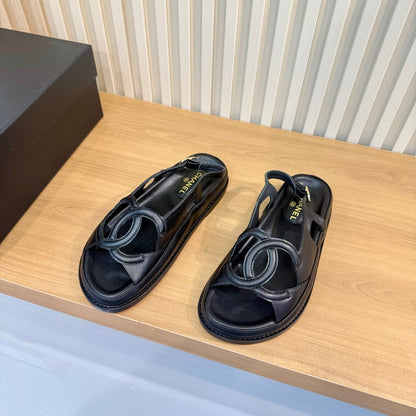 CC 26s Open-Toe Strappy Sandals Leather 986950