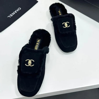 Chanel 2026 Double C Mule Suede Cowhide 985898
