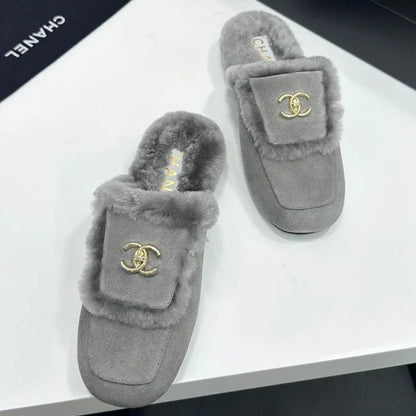 Chanel 2026 Double C Mule Suede Cowhide 985898