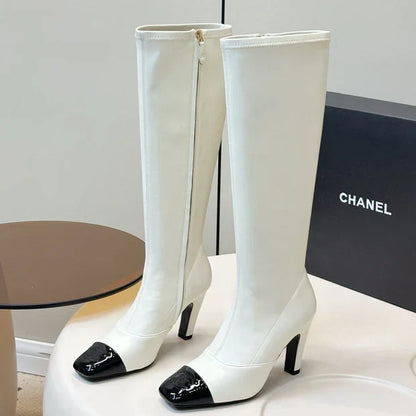Chanel 2026 Stretch Boots 80mm Suede Cowhide 986293