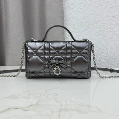 Dior 2026 My Tender Dior Top Handle Mini Chain Bag 21cm Lambskin