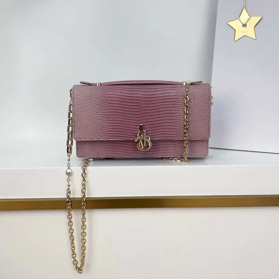Dior 2026 Pearl Clutch Bag 21cm Leather