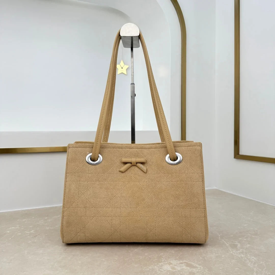 Dior 2026 Promenade Bag 27cm Canvas Suede Leather