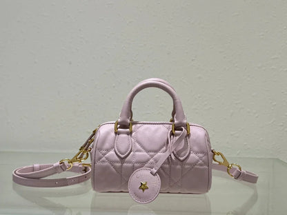 Dior 2026 Groove Bag Pink Calfskin Gold Hardware