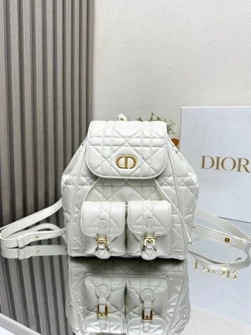 Dior 2026 Caro Backpack 26.5cm Lambskin