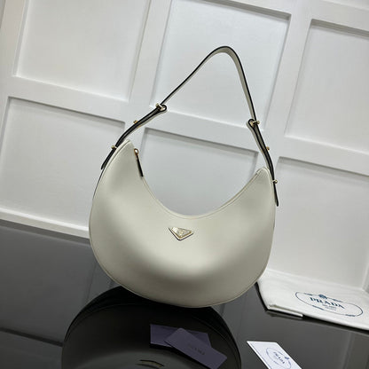 Prada 2026 Arque Shoulder Bag 35cm Calfskin