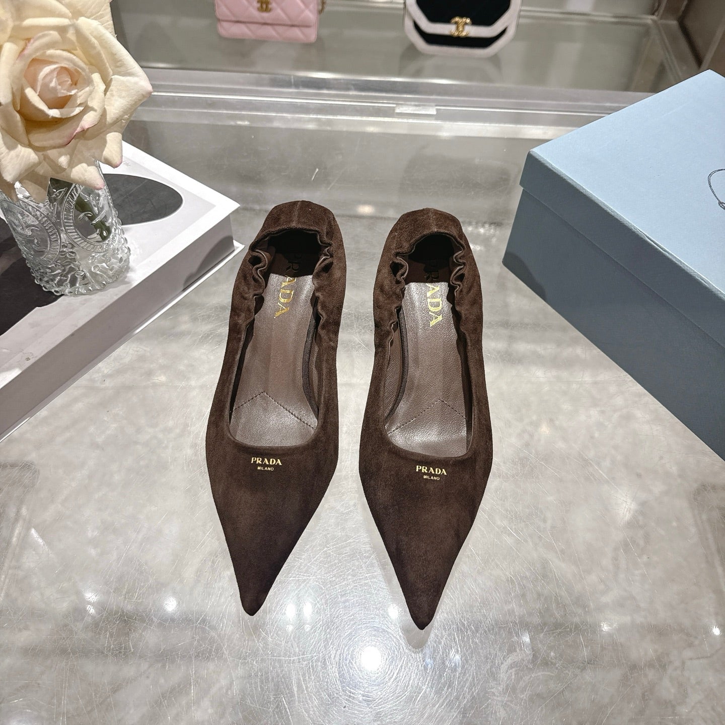 Prada 2026 Slingback Pump 55mm Sheepskin 715599