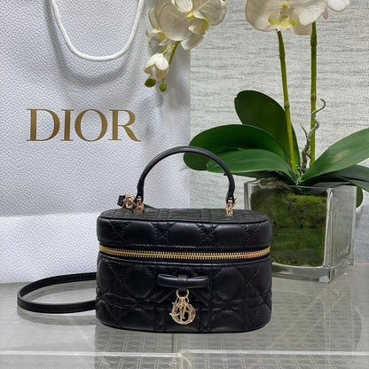 CD 2026 Vanity Bag 17.5cm Cannage Lambskin 289248