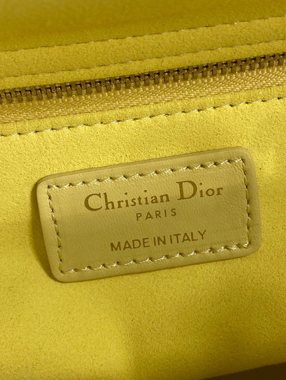 CD 2026 Bow Lady Dior Yellow Lambskin 286571