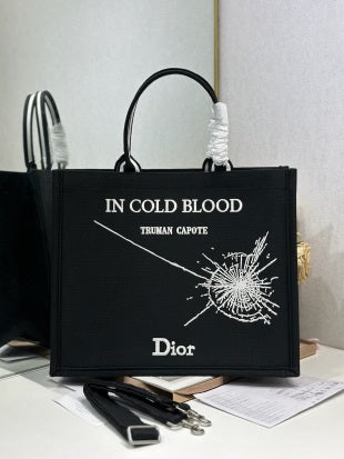 CD Men's Summer 2026 Book Tote Black Canvas 288099