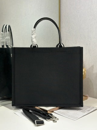 CD Men's Summer 2026 Book Tote Black Canvas 288099