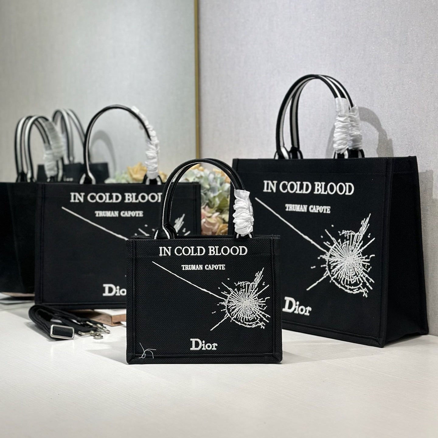 CD Men's Summer 2026 Book Tote Black Canvas 288099