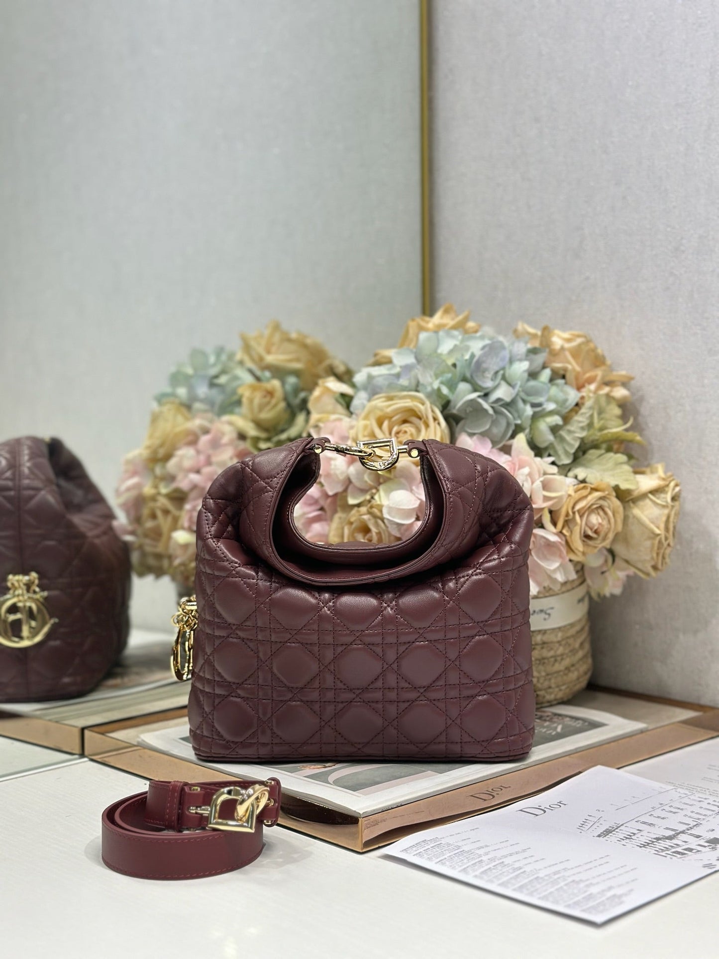 Dior 2026 Toujours Hobo 27cm Lambskin