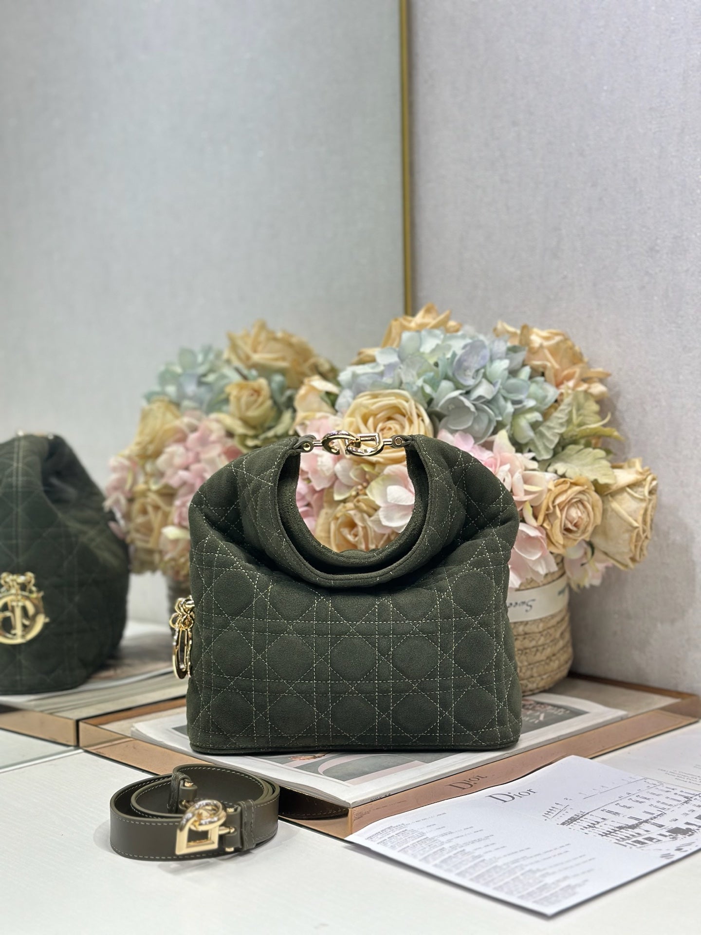 Dior 2026 Toujours Hobo 27cm Suede
