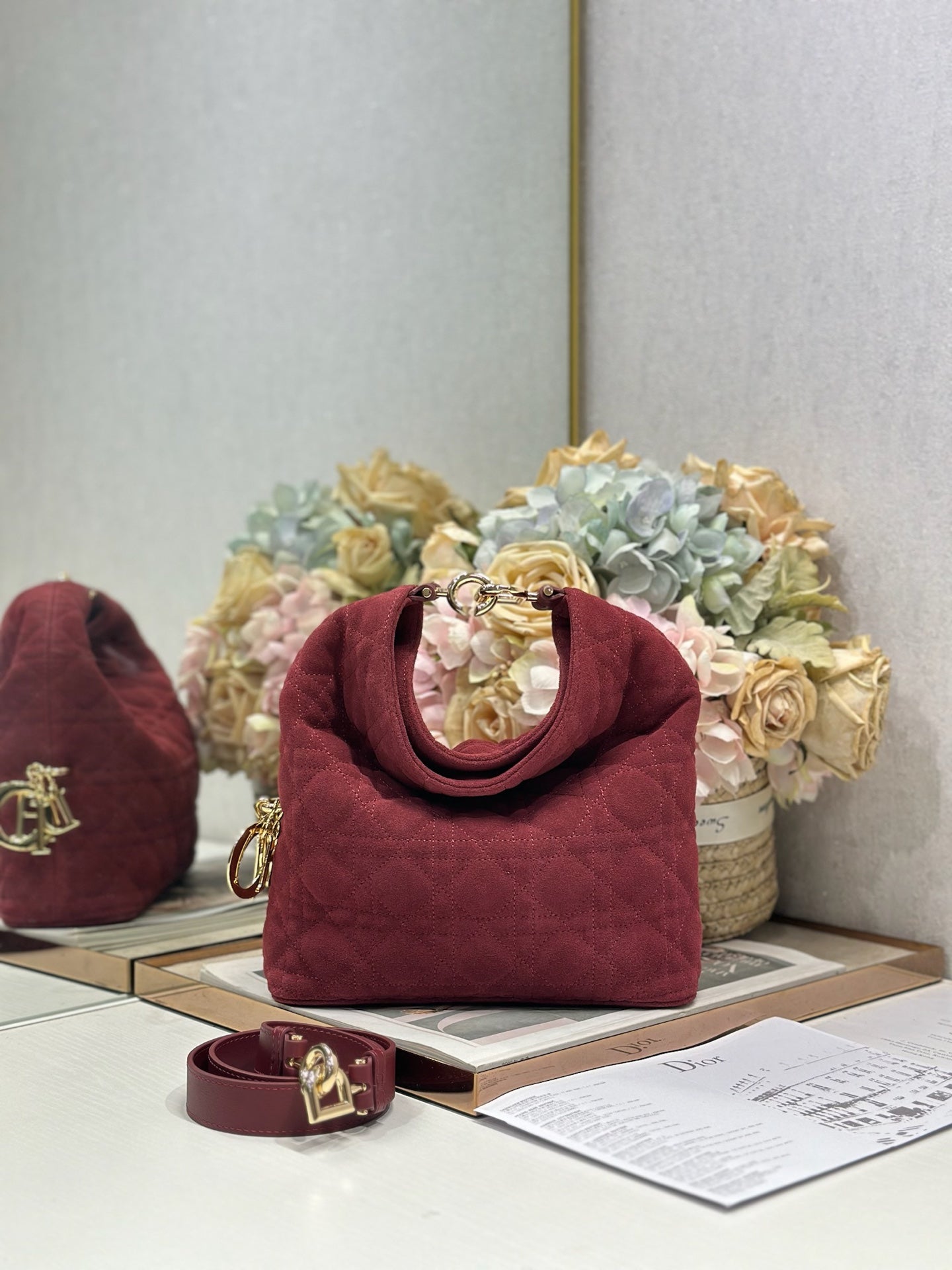 Dior 2026 Toujours Hobo 27cm Suede