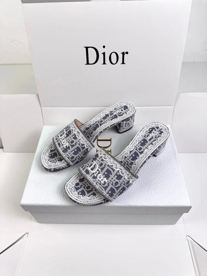 Dior 2026 Bow Sandal Canvas Leather 907874