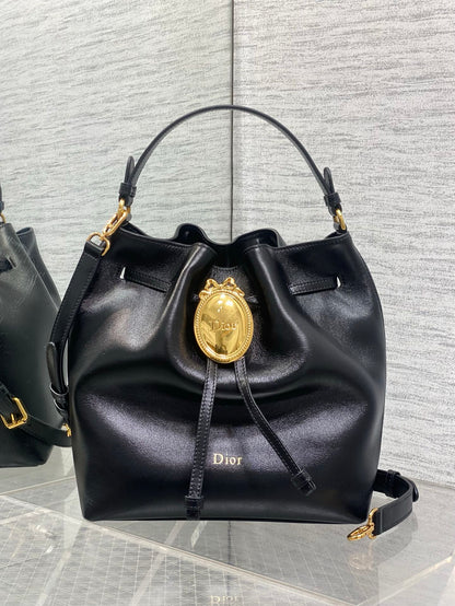 Dior 2026 Bucket Bag 27cm Suede Lambskin