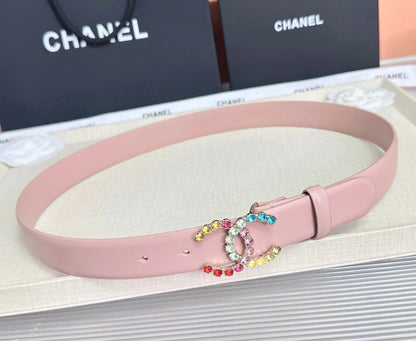 Chanel 2026 Multi-Colored Crystals Belt 30mm 210283