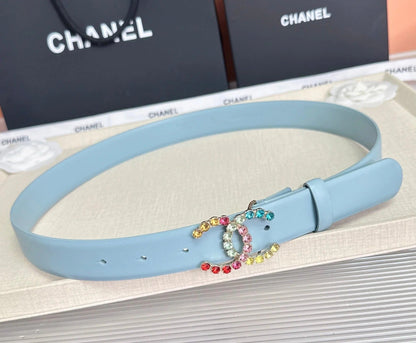 Chanel 2026 Multi-Colored Crystals Belt 30mm 210283