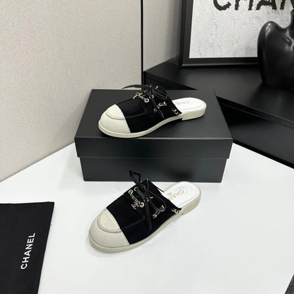 Chanel 2026 Slip-On Mule Suede Cowhide 985753